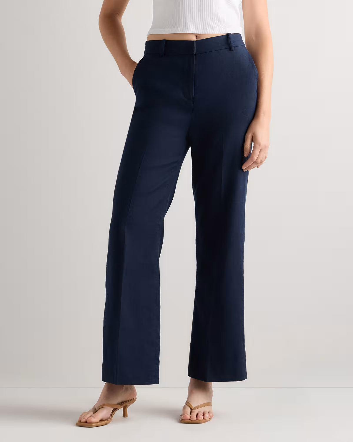 European Stretch Linen Trouser - US 4474