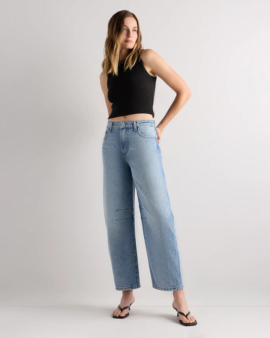 Maya Rigid Exaggerated Barrel Jeans - US 4363