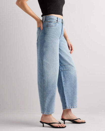 Maya Rigid Exaggerated Barrel Jeans - US 4363