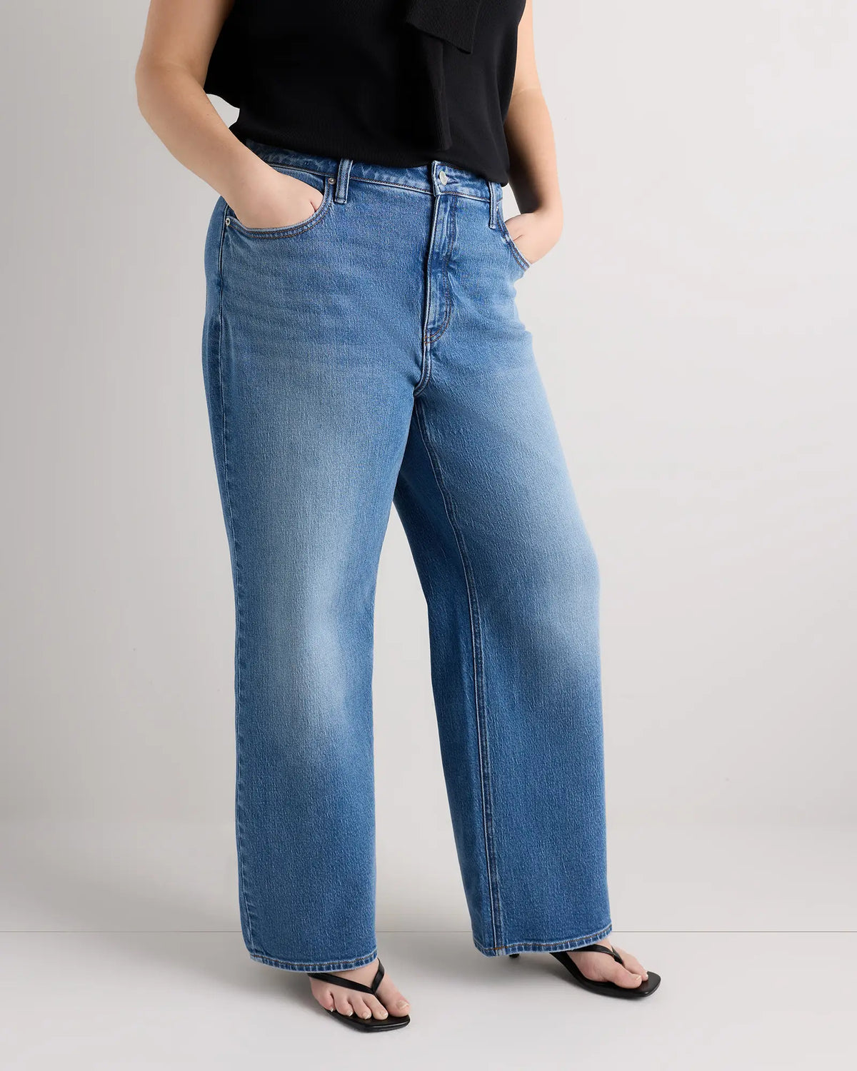 Bella Stretch Relaxed Straight Jeans - US 7391