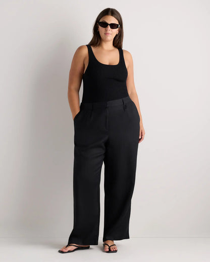 100% European Linen Pleated Trouser - US 7669