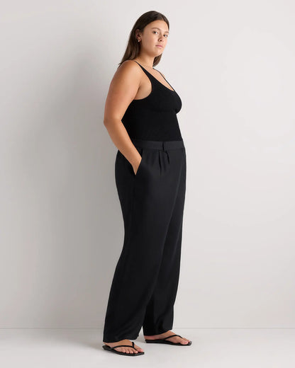 100% European Linen Pleated Trouser - US 7669