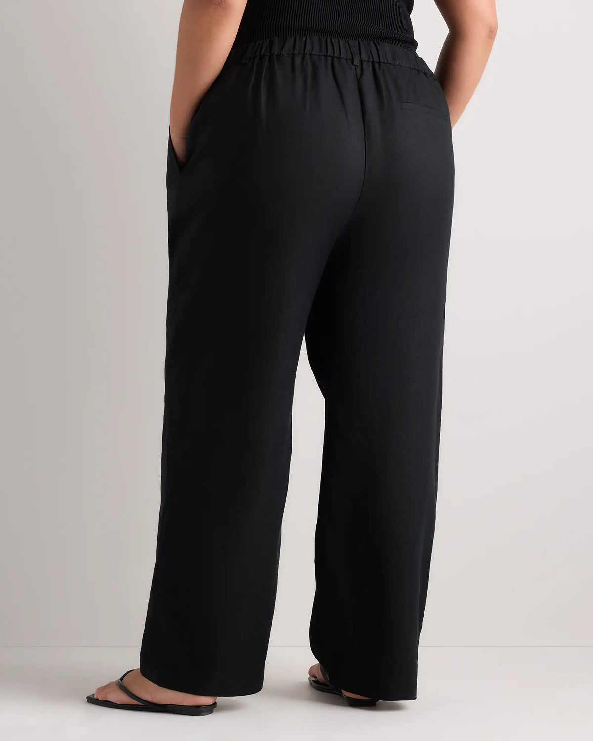 100% European Linen Pleated Trouser - US 7669