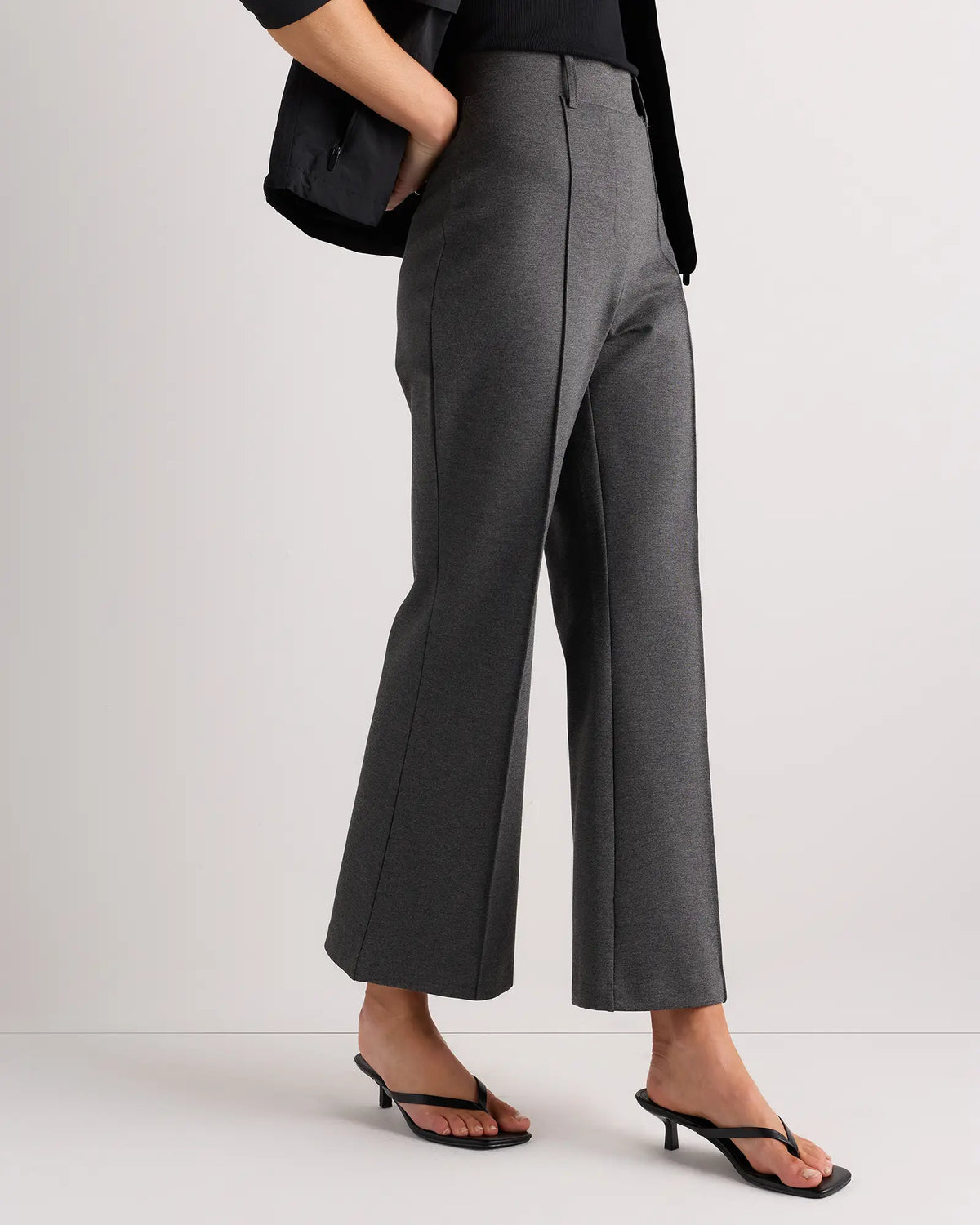 Ultra-Stretch Ponte Flare Leg Pants - US 5595