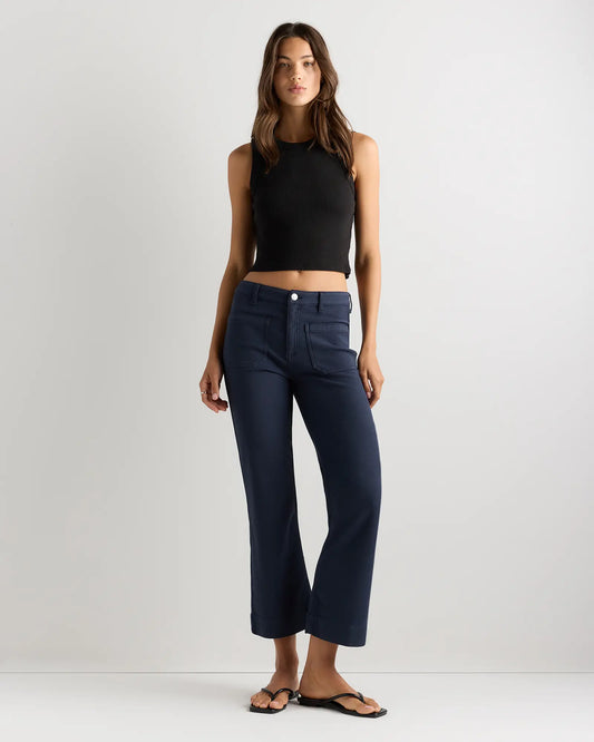 French Terry Wide Leg Pants - US 8774
