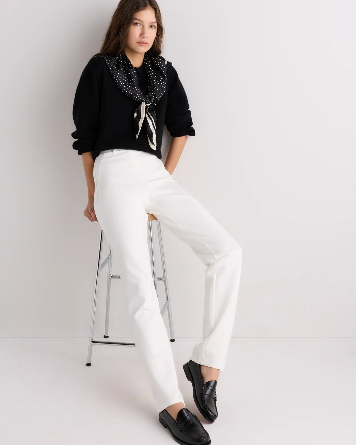 Ultra-Stretch Ponte Straight Leg Pants - US 5728