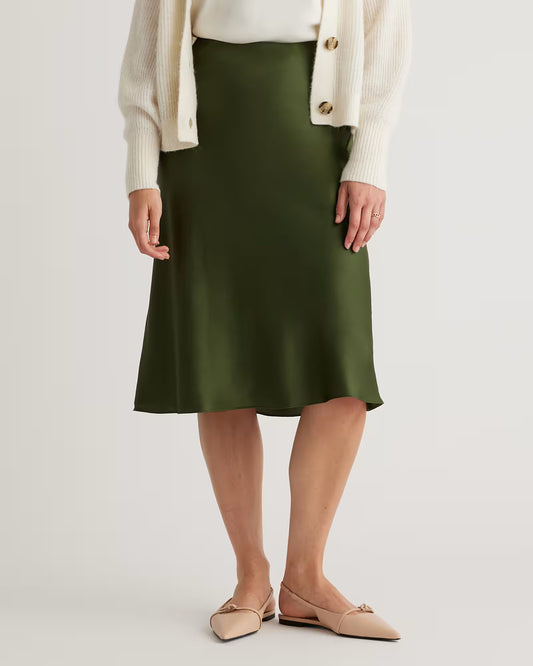 100% Washable Silk Skirt - US 1166