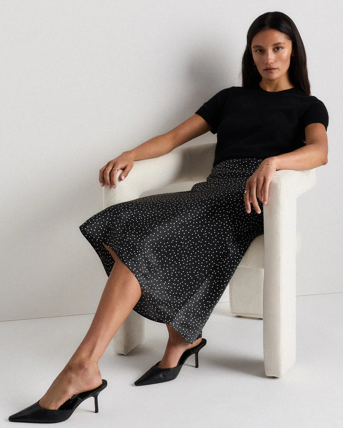 100% Washable Silk Skirt - US 4704