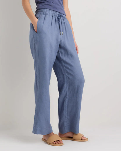 100% European Linen Wide Leg Pants - US 7276