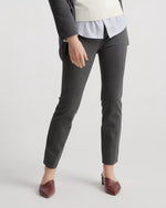 Ultra-Stretch Ponte Pintuck Ankle Pants - US 3875