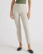 Ultra-Stretch Ponte Pintuck Ankle Pants - US 0019