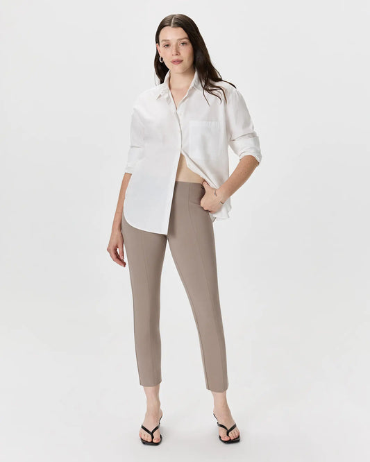 Ultra-Stretch Ponte Pintuck Ankle Pants - US 5959