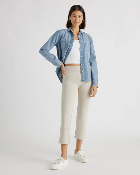 Ultra-Stretch Ponte Kick Flare Pants - US 0275