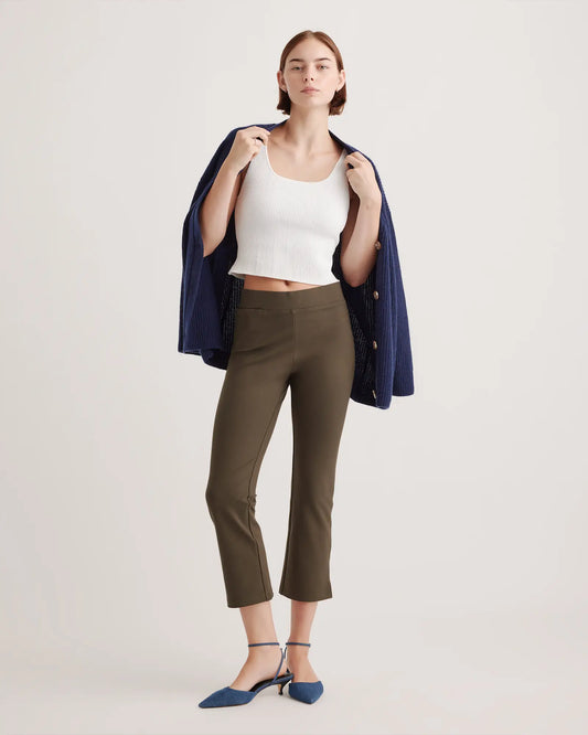 Ultra-Stretch Ponte Kick Flare Pants - US 6017