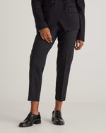 Italian Wool Slim Leg Ankle Pants - US 4942