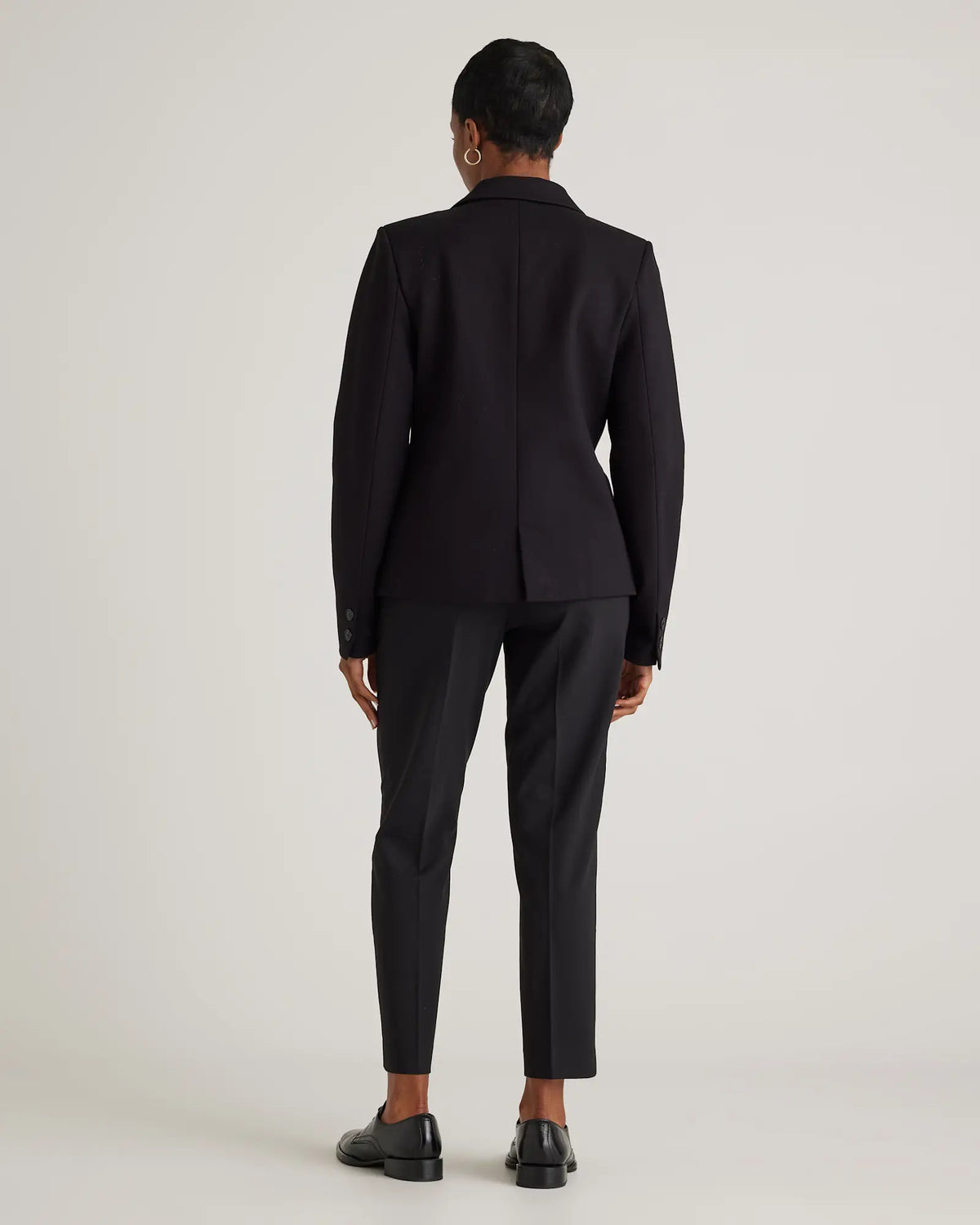 Italian Wool Slim Leg Ankle Pants - US 4942