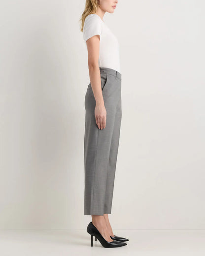 Italian Wool Slim Leg Ankle Pants - US 8348