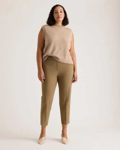 Italian Wool Slim Leg Ankle Pants - US 7597