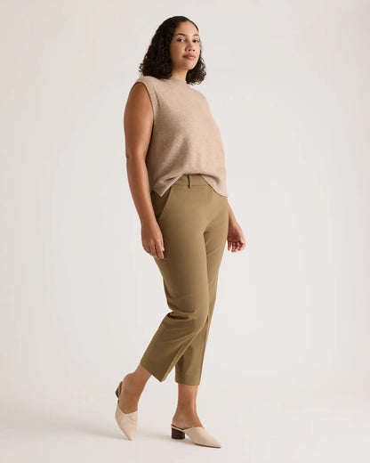 Italian Wool Slim Leg Ankle Pants - US 7597