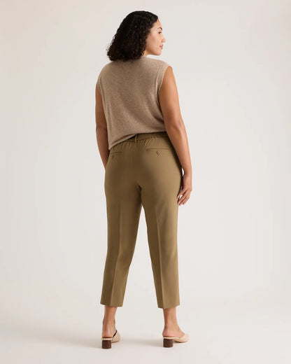 Italian Wool Slim Leg Ankle Pants - US 7597