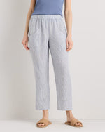 100% European Linen Tapered Ankle Pants - US 4020