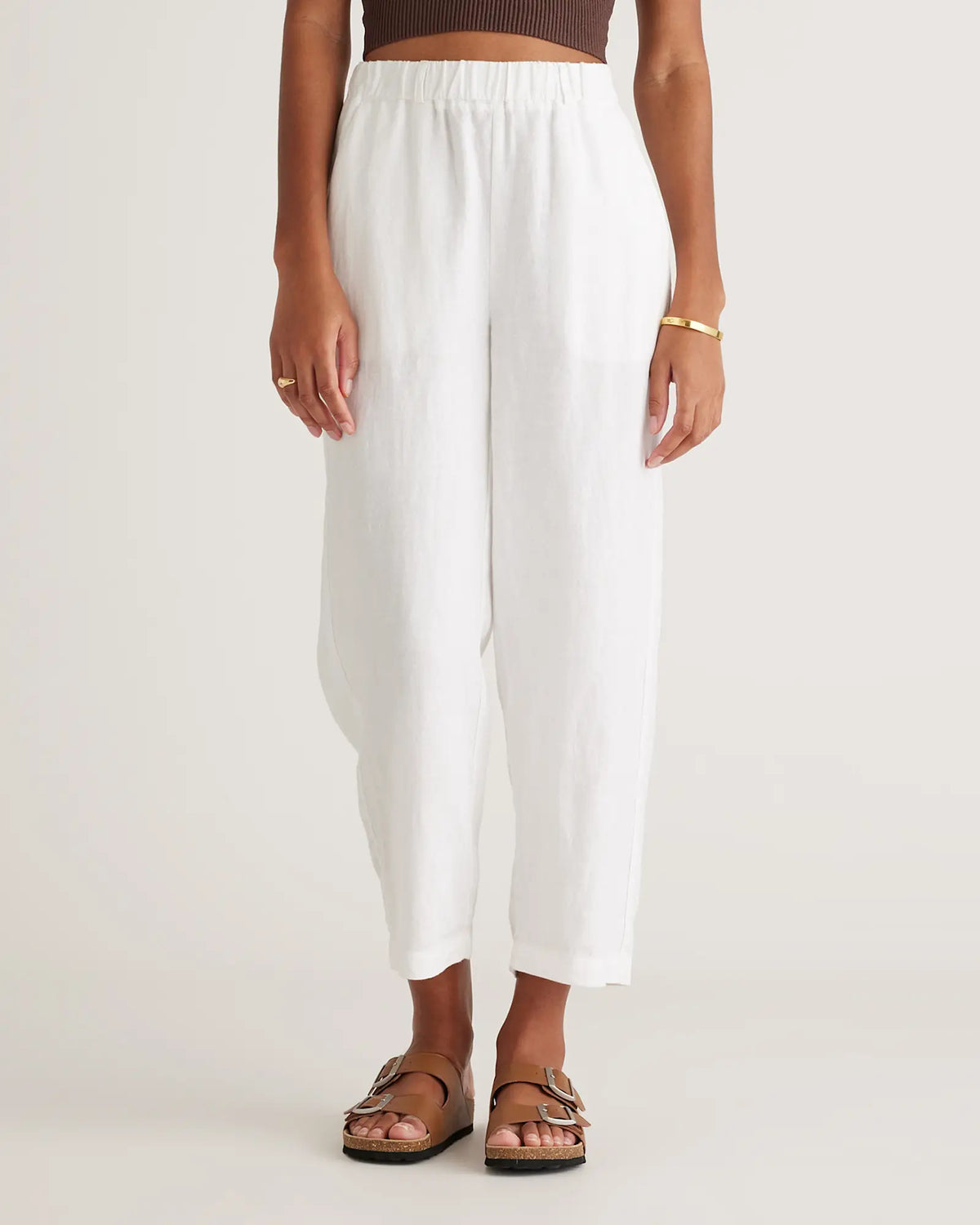 100% European Linen Pants - US 6058
