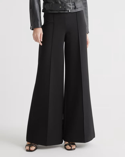 Ultra-Stretch Ponte Super Wide Leg Pants - US 8652
