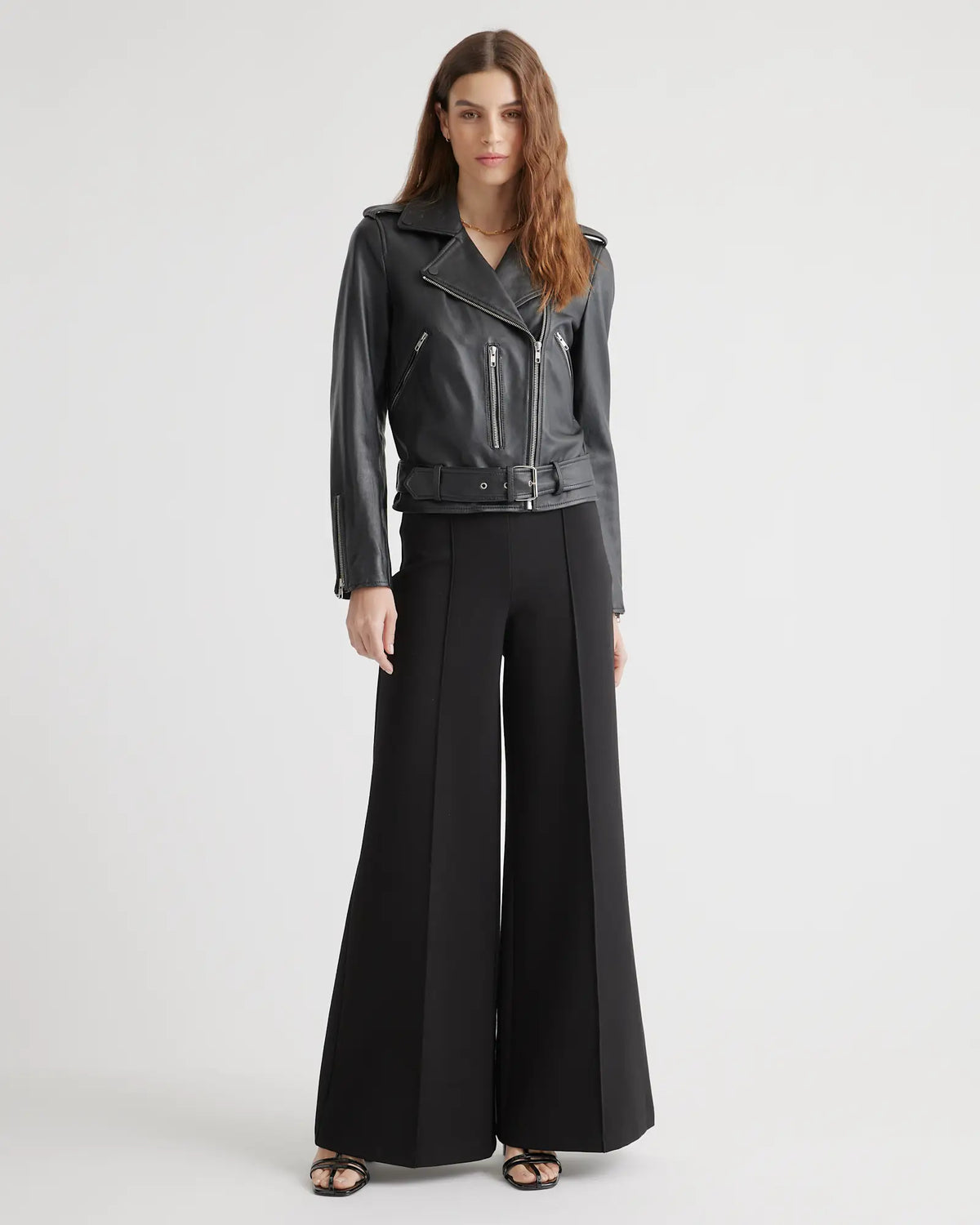 Ultra-Stretch Ponte Super Wide Leg Pants - US 8943