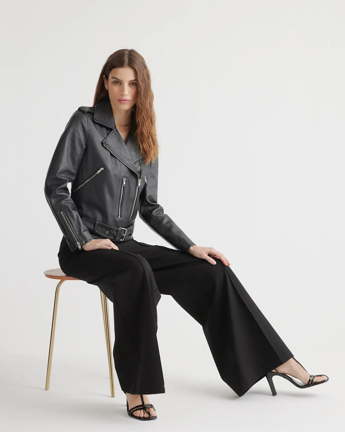 Ultra-Stretch Ponte Super Wide Leg Pants - US 8943