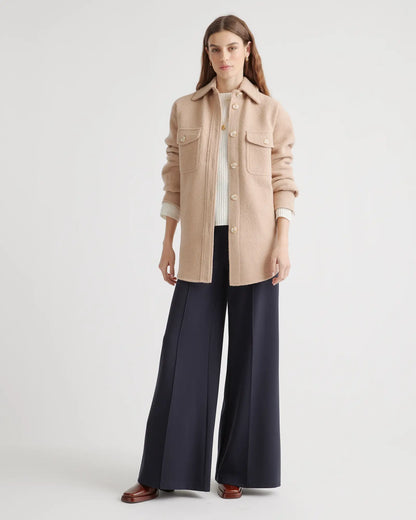 Ultra-Stretch Ponte Super Wide Leg Pants - US 6352