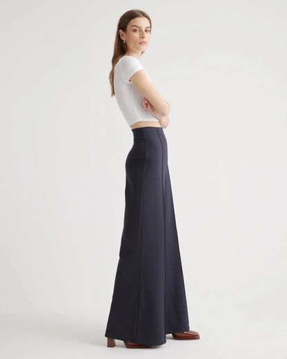 Ultra-Stretch Ponte Super Wide Leg Pants - US 6352