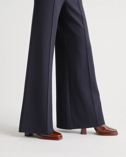 Ultra-Stretch Ponte Super Wide Leg Pants - US 6352