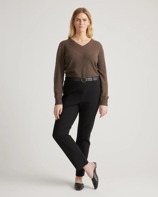 Ultra-Stretch Ponte Straight Leg 4-Pocket Pants - US 0044