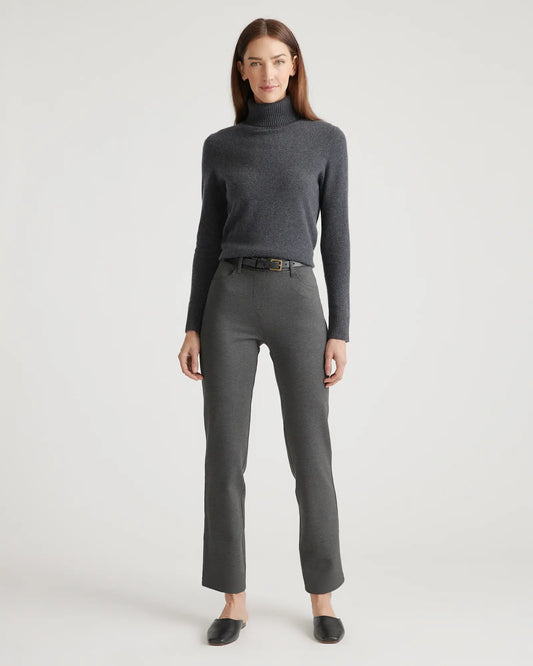Ultra-Stretch Ponte Straight Leg 4-Pocket Pants - US 8375