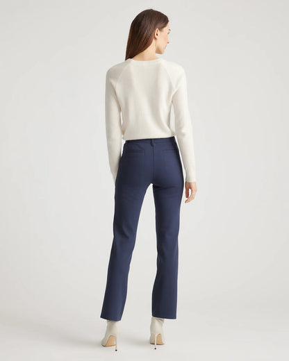 Ultra-Stretch Ponte Straight Leg 4-Pocket Pants - US 7445