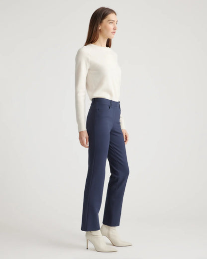 Ultra-Stretch Ponte Straight Leg 4-Pocket Pants - US 7445