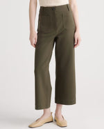 Ultra-Stretch Ponte Cropped Wide Leg Pant - US 6319