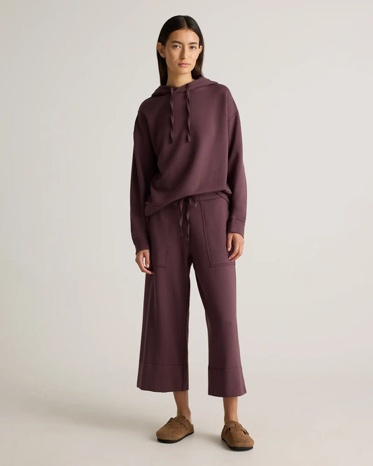SuperSoft Fleece Cropped Wide Leg Pants - US 0253