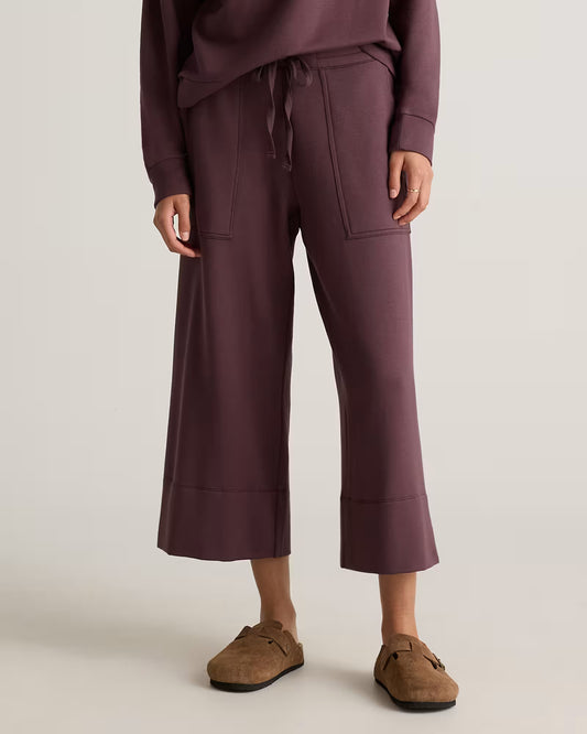 SuperSoft Fleece Cropped Wide Leg Pants - US 0253