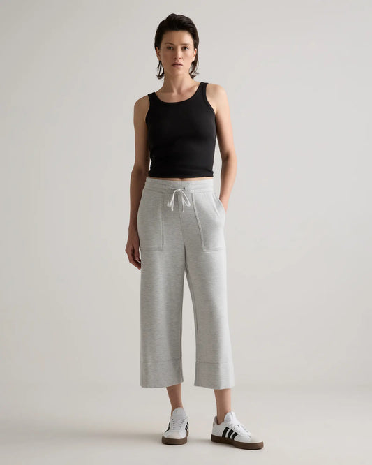 SuperSoft Fleece Cropped Wide Leg Pants - US 6582