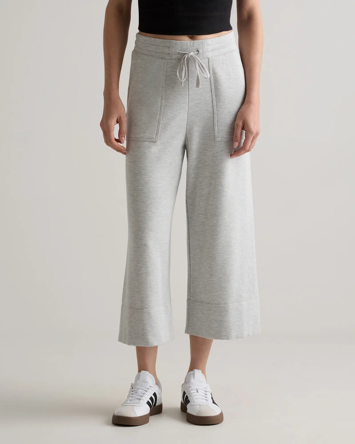 SuperSoft Fleece Cropped Wide Leg Pants - US 6582