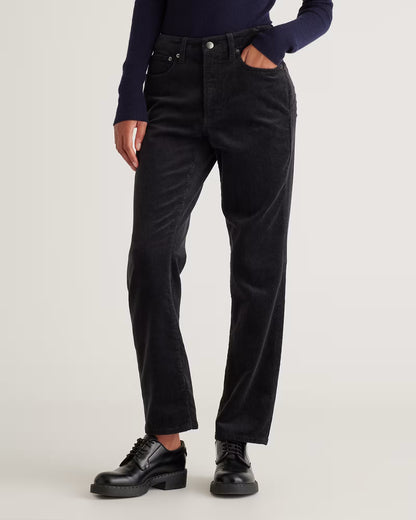 Organic Stretch Corduroy Straight Leg Pants - US 7318