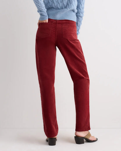 Organic Stretch Corduroy Straight Leg Pants - US 8794