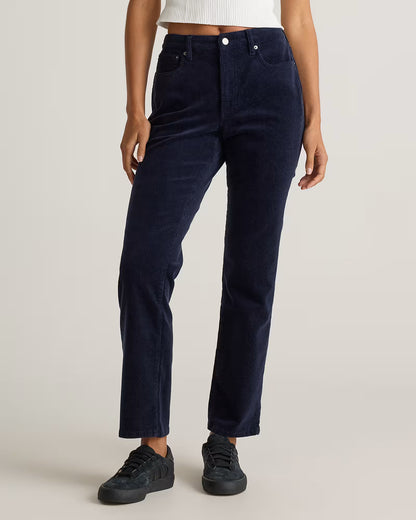 Organic Stretch Corduroy Straight Leg Pants - US 6275