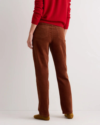 Organic Stretch Corduroy Straight Leg Pants - US 4836