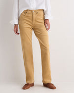 Organic Stretch Corduroy Straight Leg Pants - US 4501