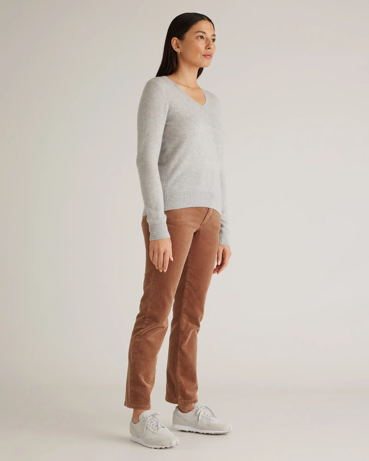 Organic Stretch Corduroy Straight Leg Pants - US 2172
