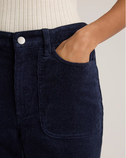 Organic Stretch Corduroy Flare Pants - US 0540