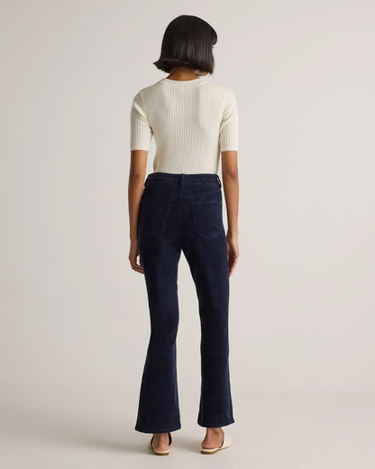 Organic Stretch Corduroy Flare Pants - US 0540