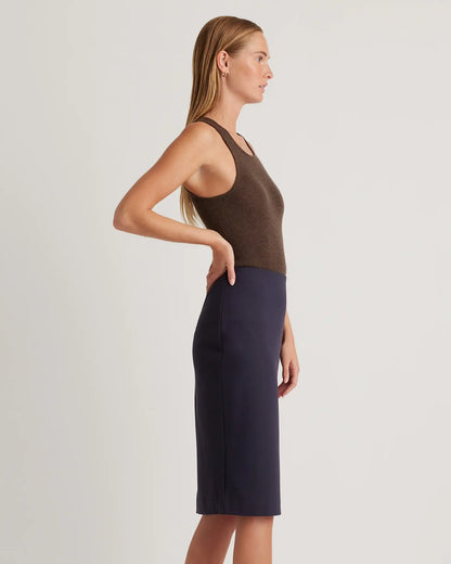 Ultra-Stretch Ponte Pencil Skirt - US 9004